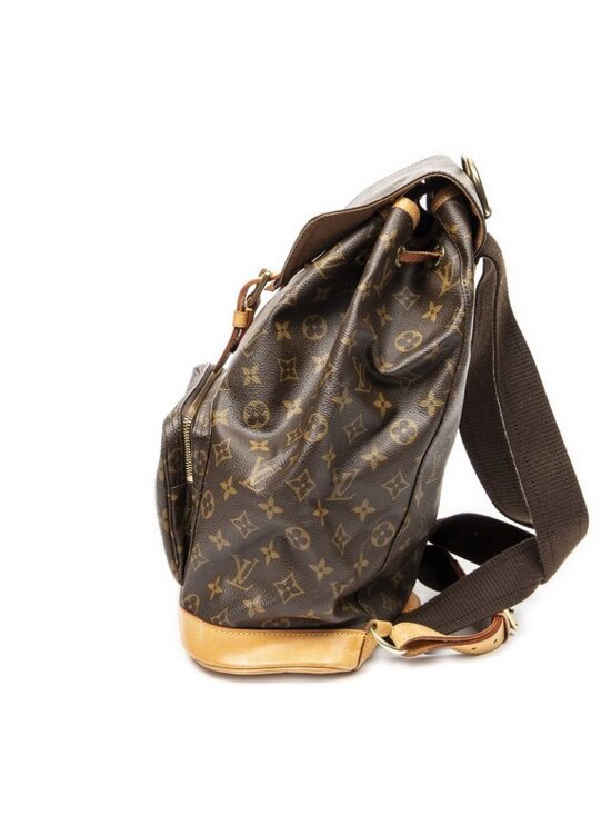 Louis Vuitton Montsouris Brown Monogram Canvas Shoulder Bag